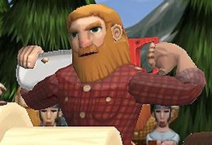 Woodcutting Contest: Accuracy Game