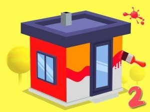 Color Fill Puzzle: House Paint 2