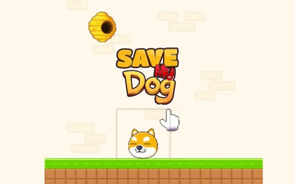 Save the Dog: Line Defense Puzzle
