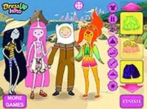 Adventure Time Dress Up Online Game