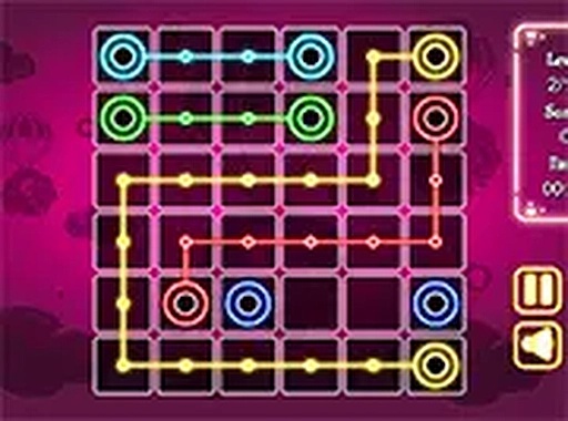 Neon Stream Puzzle Game - Free Online Flow Puzzle