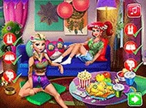 Princess Movie Night Online Game